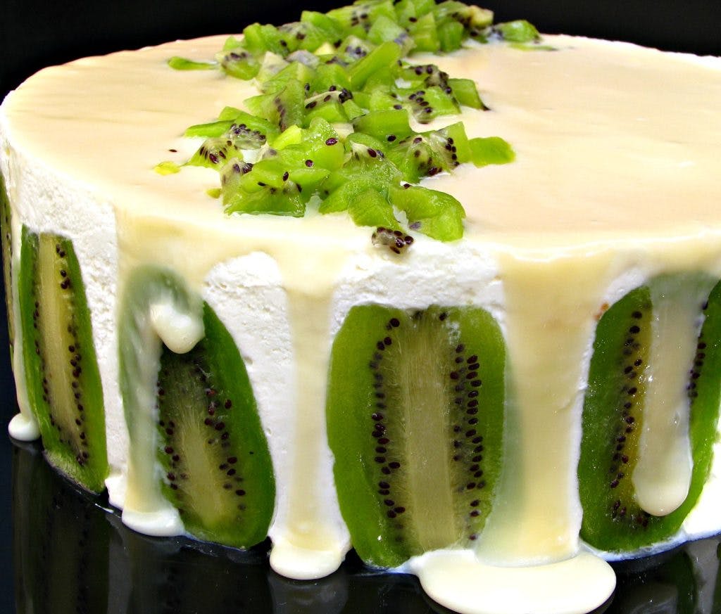 Cover Image for Gâteau au fromage blanc et aux kiwis