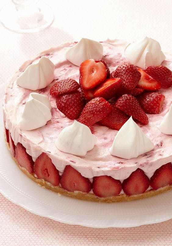 Cover Image for Cheesecake aux fraises sans cuisson
