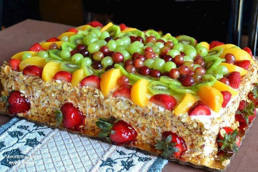 Cover Image for Gâteau d’anniversaire aux fruits