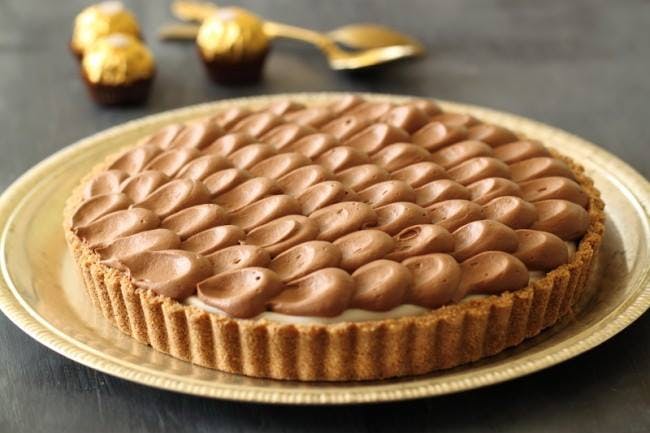 Cover Image for Cheesecake au mascarpone et Ferrero Rocher (sans cuisson)