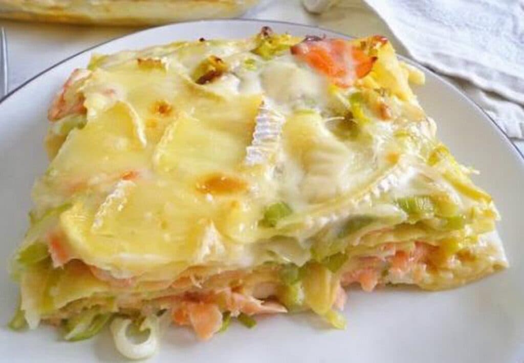 Cover Image for Lasagnes au Saumon Poireaux et Chèvre