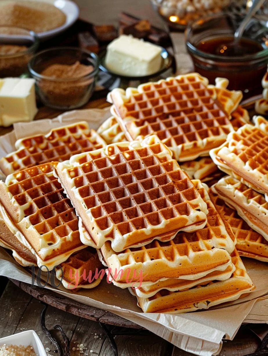 Cover Image for Gaufres Flamandes Fourrées à la Cassonade
