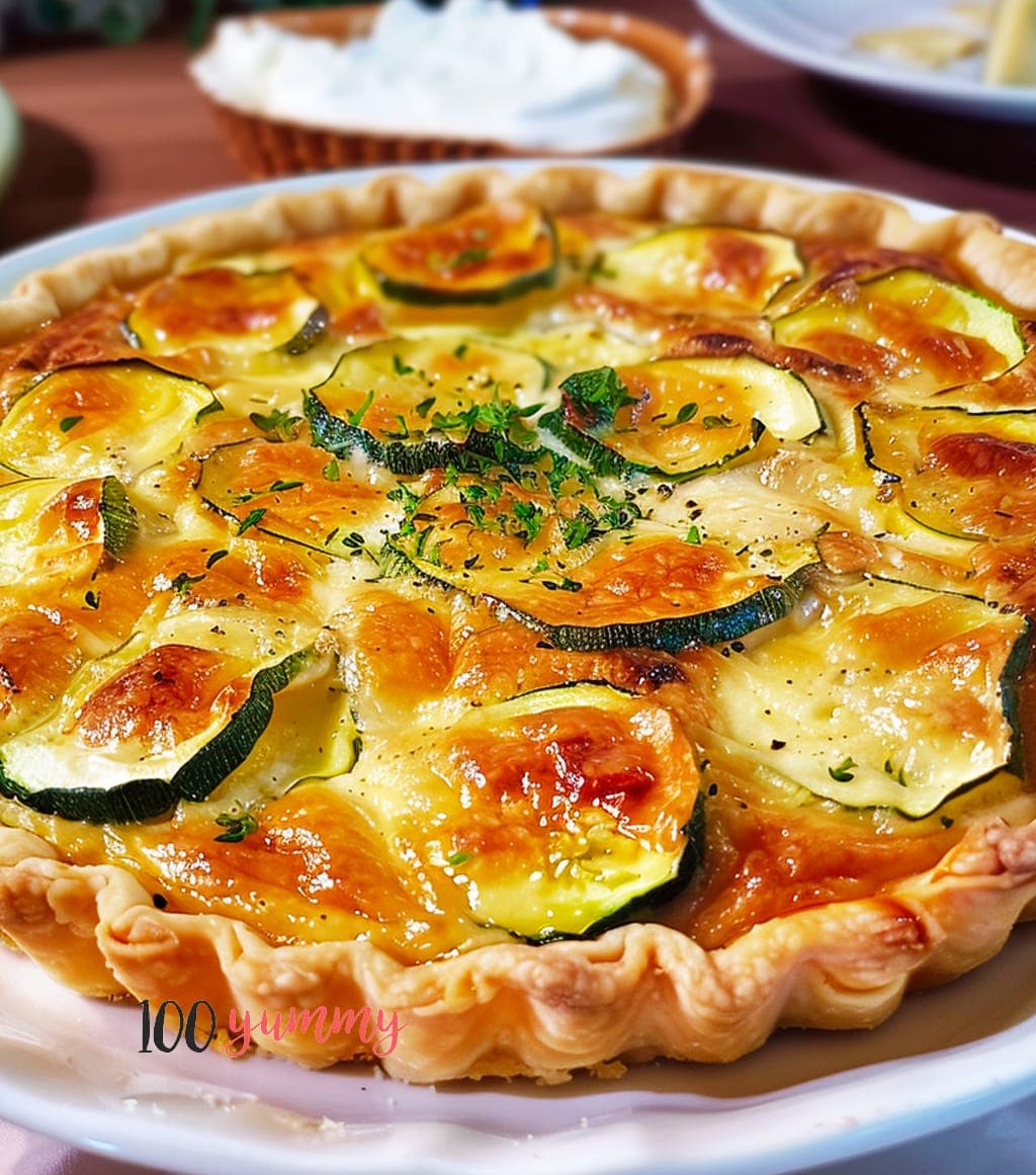 Cover Image for Tarte à la Courgette Camembert et Parmesan