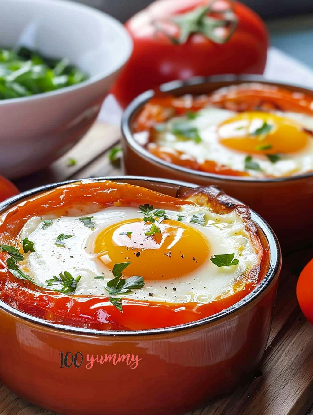 Cover Image for Oeuf en Cocotte de tomate recette facile