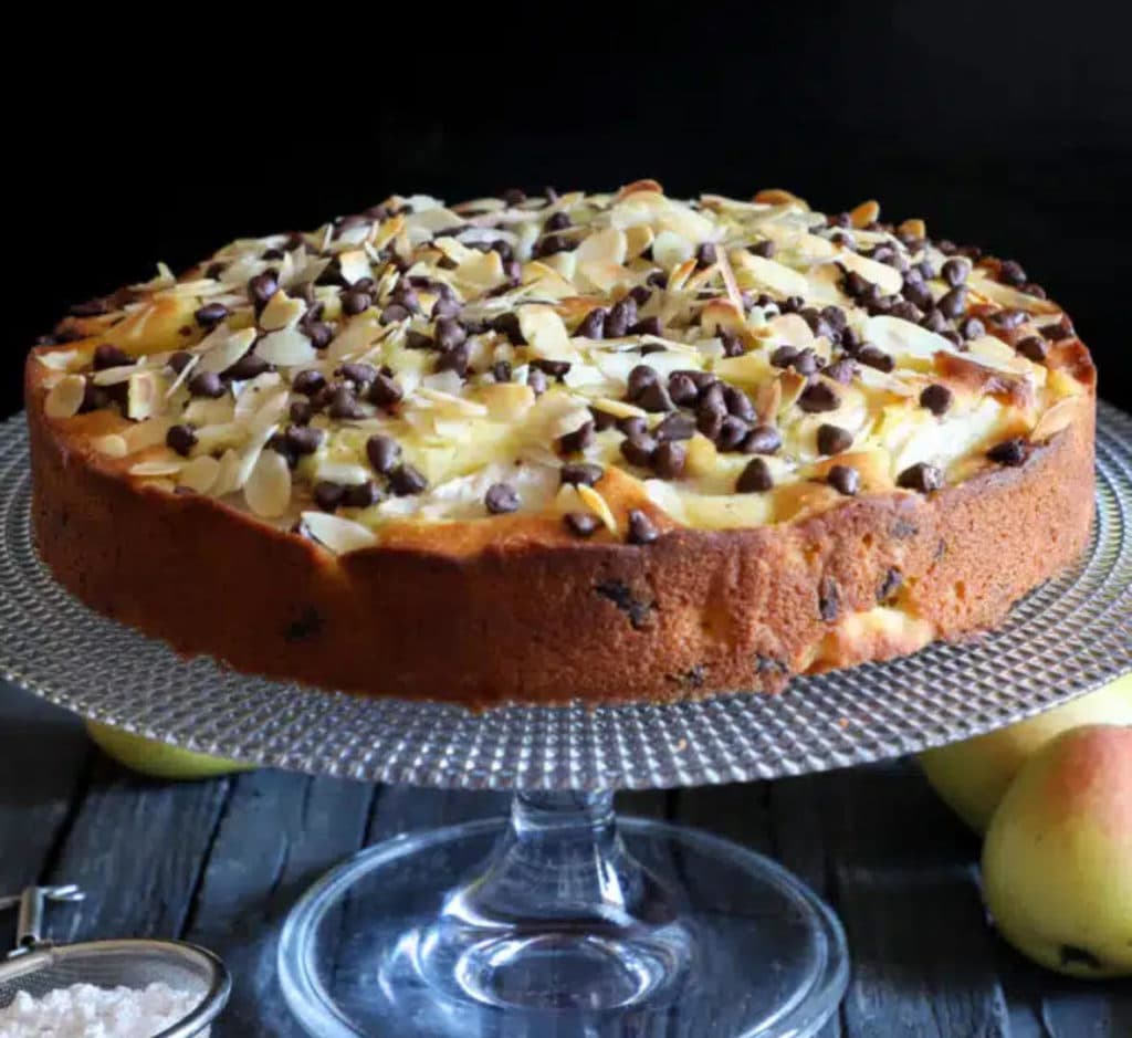 Cover Image for Gâteau moelleux aux poires et pépites de chocolat