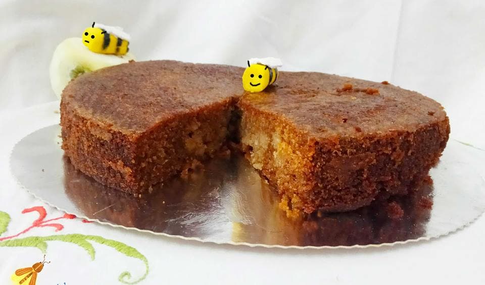 Cover Image for Gâteau aux pommes, noix et au miel