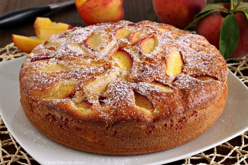 Cover Image for Gâteau moelleux aux pêches