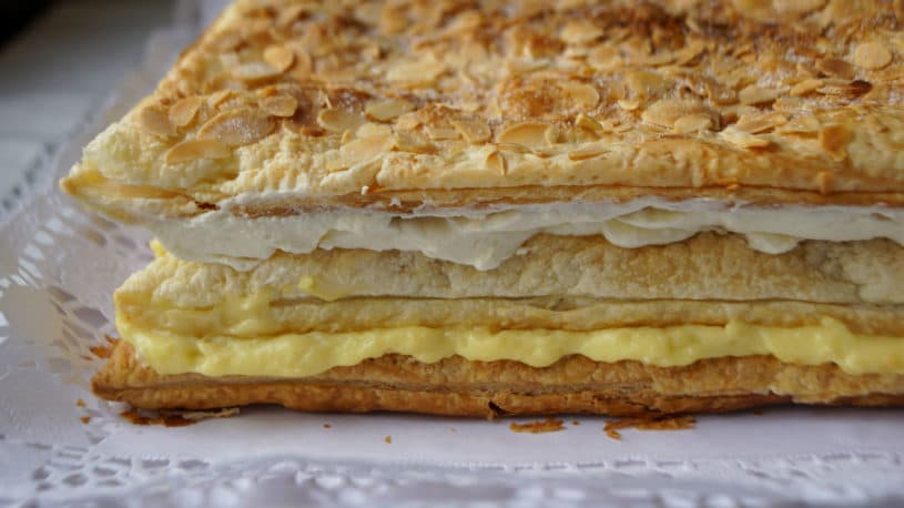 Cover Image for Gâteau feuilleté à la crème pâtissière et chantilly