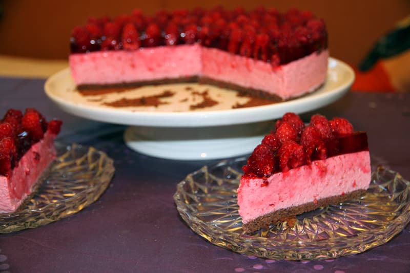 Cover Image for Gâteau mousse de framboise