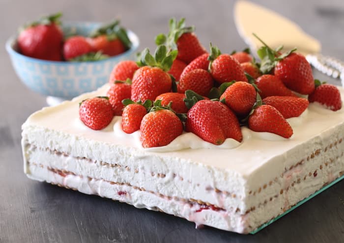 Cover Image for Gâteau aux Petit Beurre et fraises