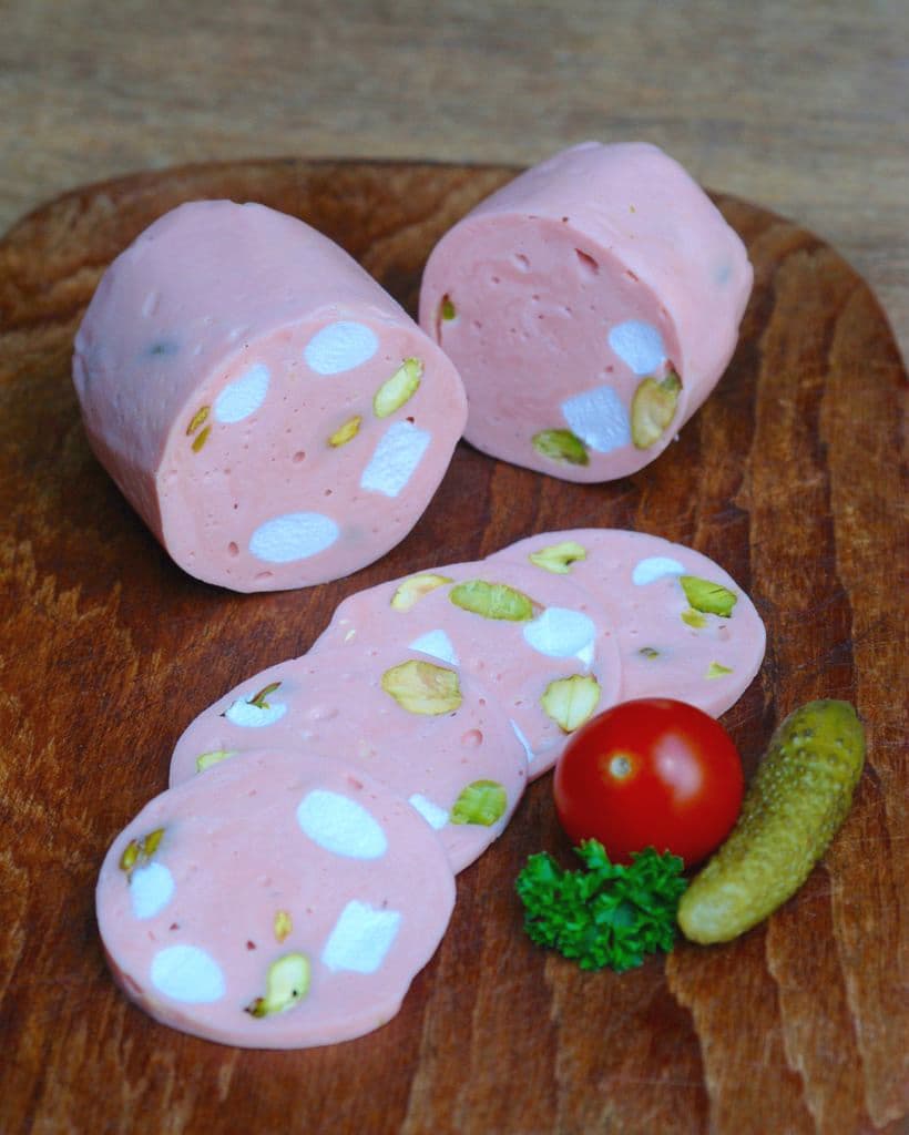 Cover Image for Mortadella chocolat blanc, guimauve et pistache