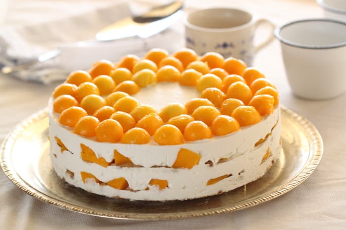 Cover Image for Gâteau aux petits beurre mascarpone et mangue
