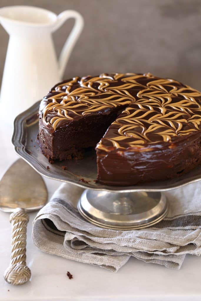 Cover Image for Gâteau au chocolat et beurre de cacahuète sans farine