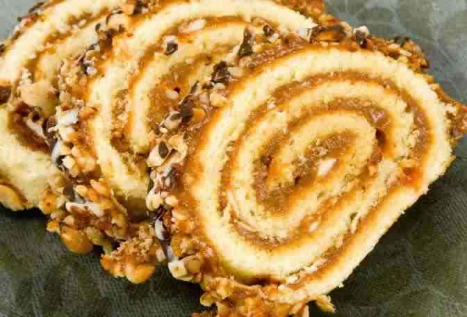 Cover Image for Biscuit roulé au caramel beurre salée