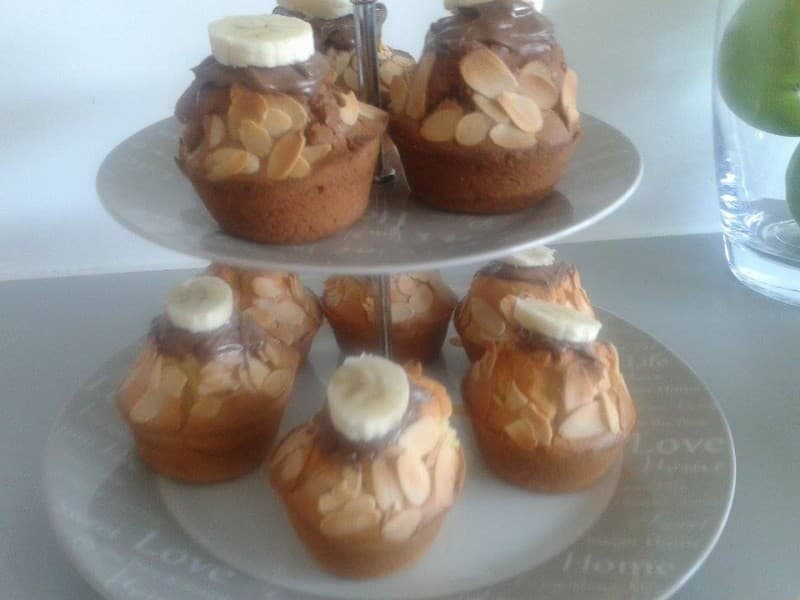 Cover Image for Muffins à la banane et Nutella