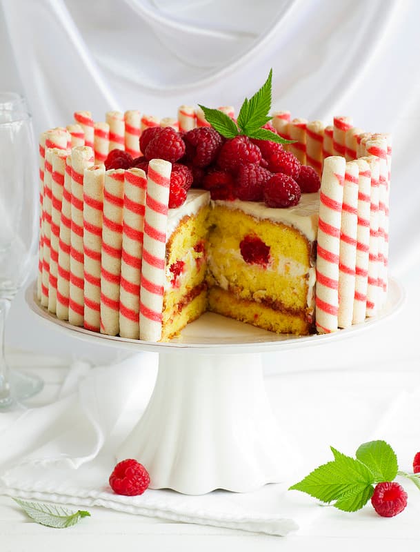 Cover Image for Gâteau aux framboises