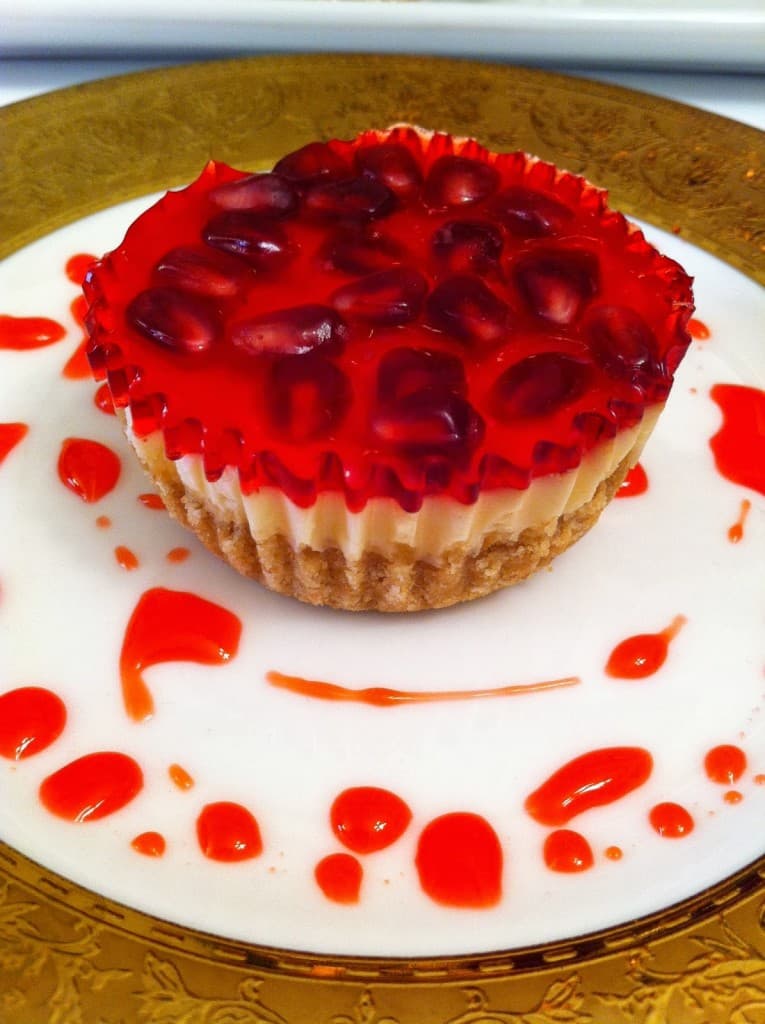 Cover Image for Mini cheesecake à la grenade sans cuisson