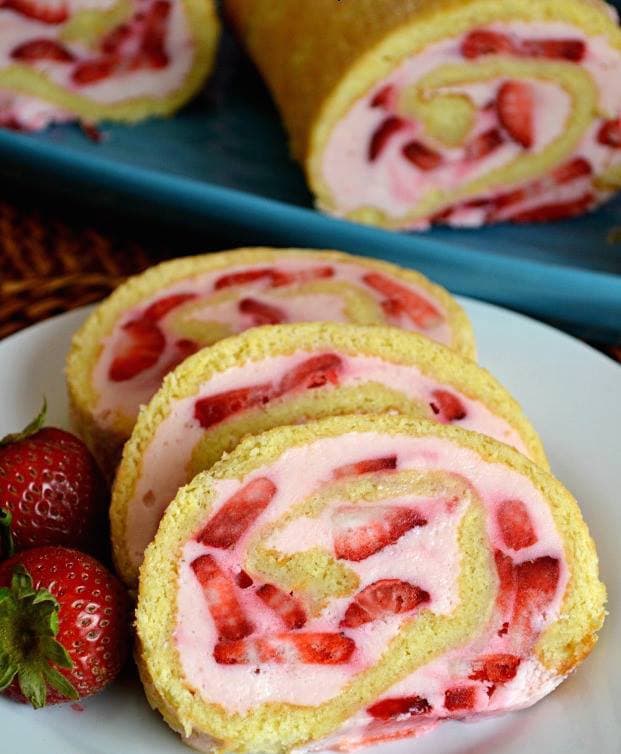 Cover Image for Roulé tiramisu à la fraise