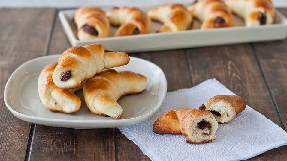 Cover Image for Croissants Briochés fourrés au Nutella